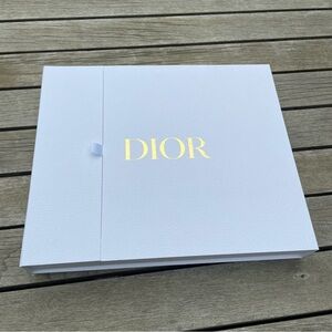Dior White Gift Box with Gold Logo